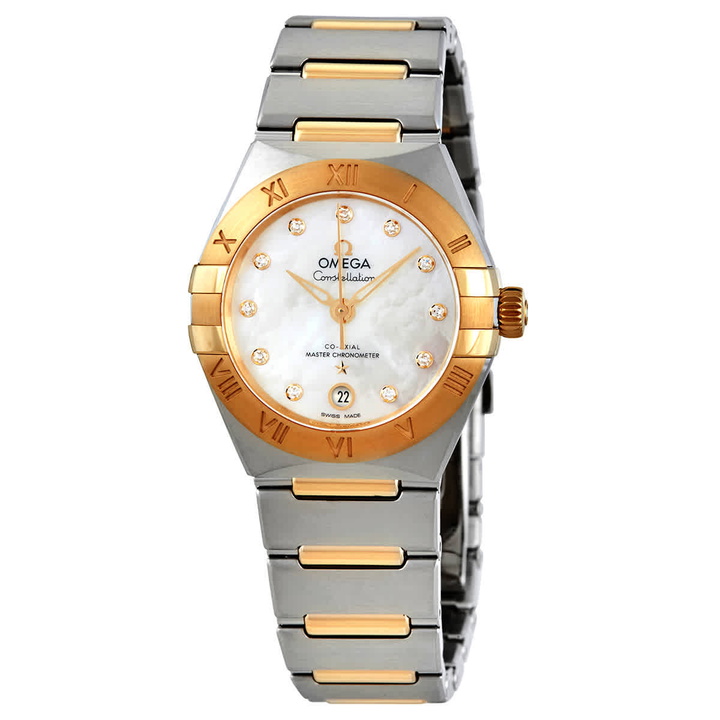 Photo: Omega Constellation Automatic Diamond Silver Dial Ladies Watch 131.20.29.20.52.002