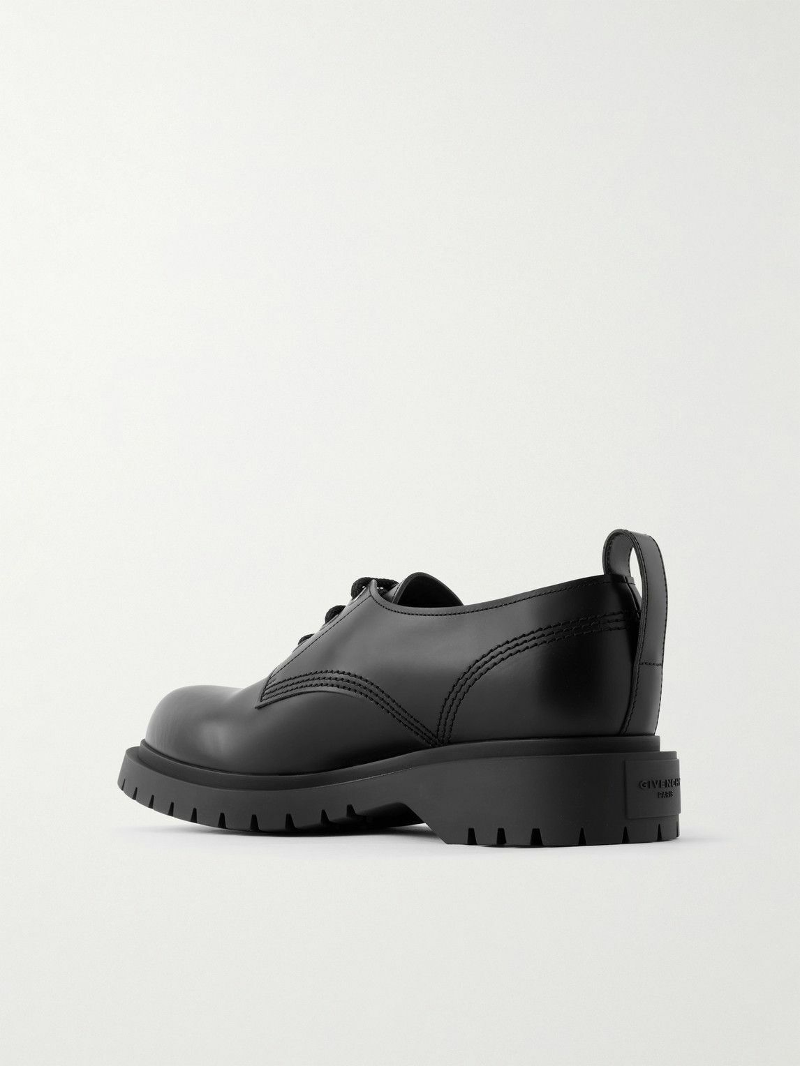Givenchy - Logo-Detailed Leather Derby Shoes - Black