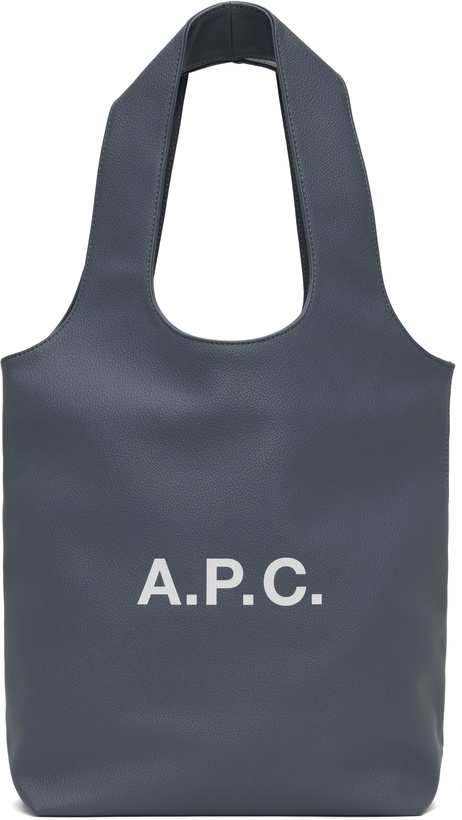 Photo: A.P.C. Navy Ninon Small Tote