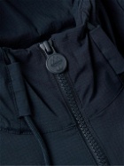 adidas Originals - Todmorden Logo-Appliquéd Nylon-Ripstop Half-Zip Hooded Jacket - Blue