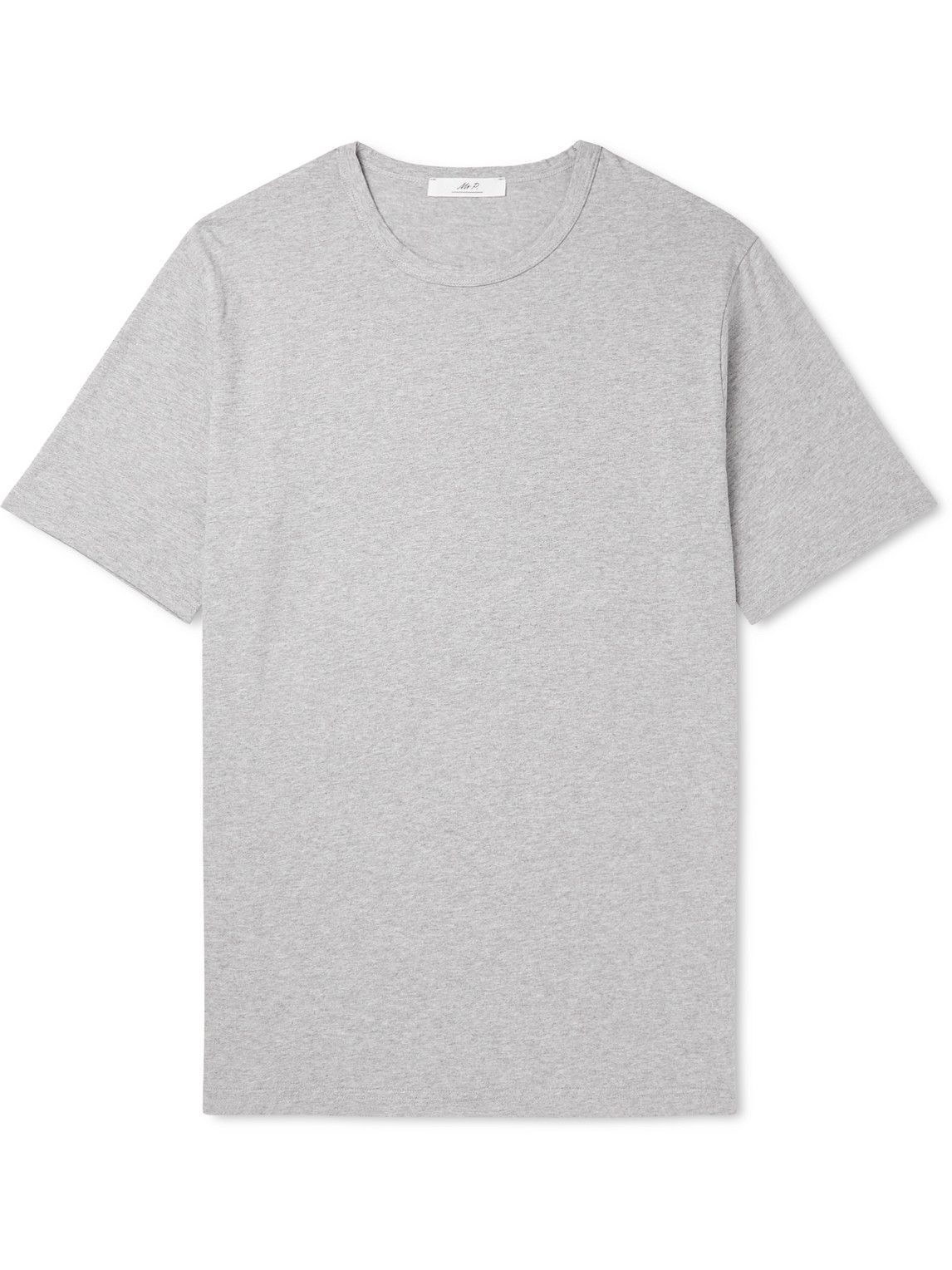 Mr P. - Organic Cotton-Jersey T-Shirt - Gray Mr P.