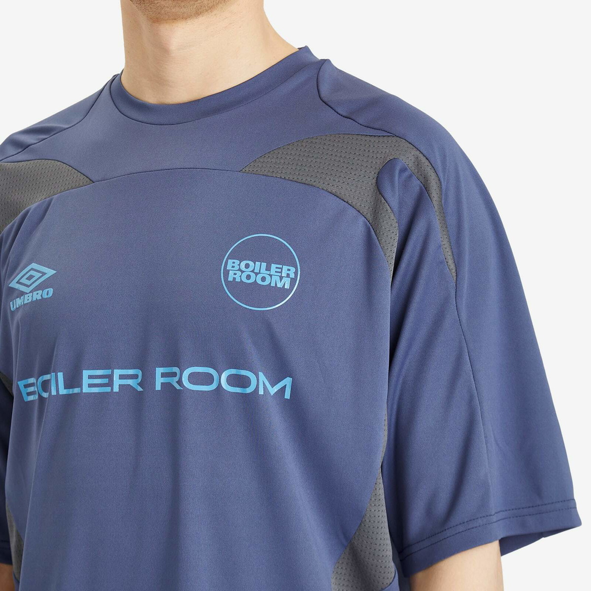 akaceBoiler Room×UmbroFootball Jersey Blue Boiler Room x Umbro Football Shirt - Boiler Room