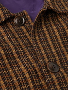 Needles - Smokey Checked Tweed Shirt - Brown