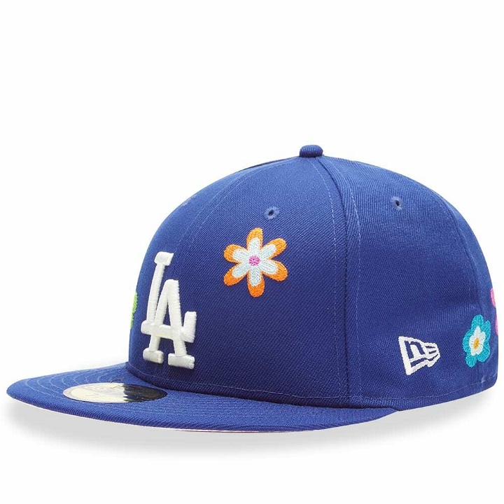 Photo: New Era Los Angeles Dodgers Floral 59Fifty Fitted Cap in Blue