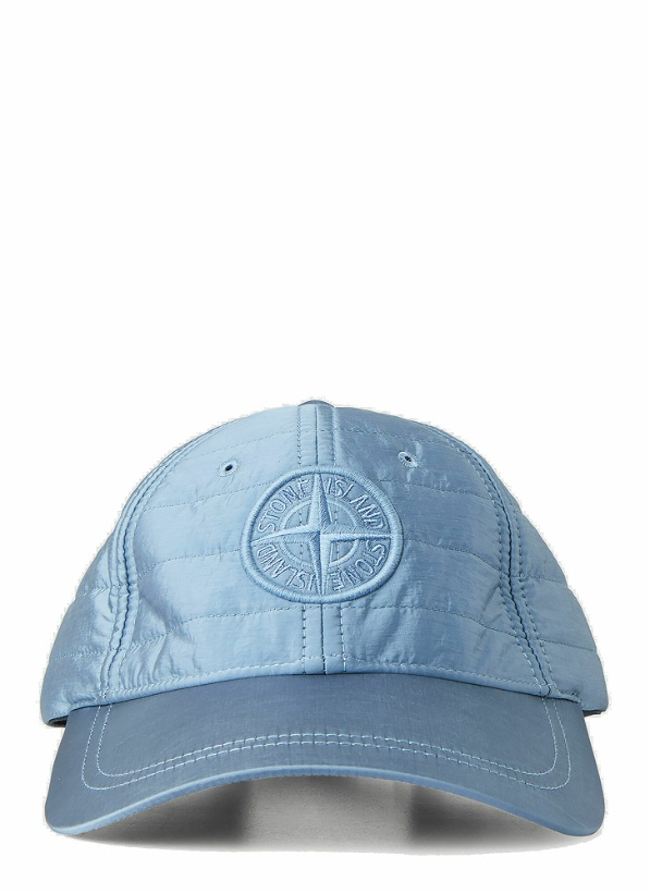 Photo: Compass Patch Quilted Baseball Cap in Blue