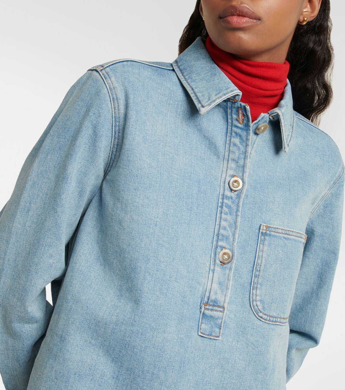 A.P.C. - Aurelia denim shirt dress A.P.C.
