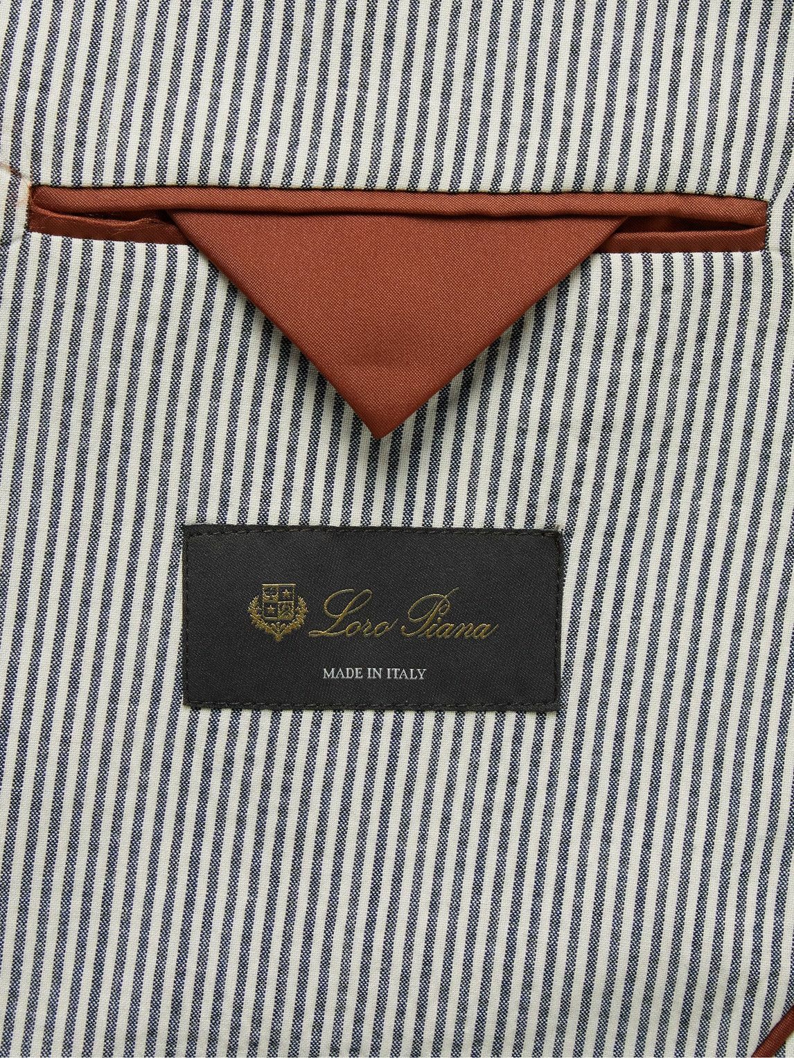 Loro Piana - Striped Virgin Wool-Blend Blazer - Blue