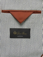 Loro Piana - Striped Virgin Wool-Blend Blazer - Blue