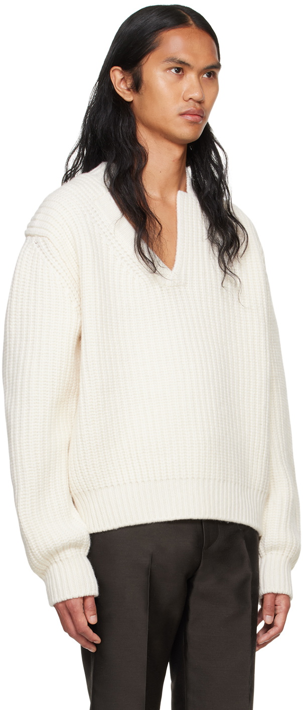 System Off-White Structured Collar Sweater
