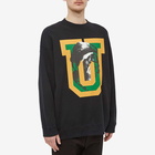 Undercover Men's U Print Crew Sweat in Black