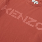 Kenzo Men's Bi-Colour Logo T-Shirt in Dark Rose