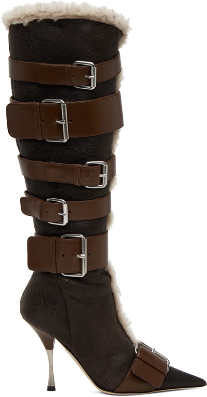 Photo: Blumarine Brown Hilda Boots