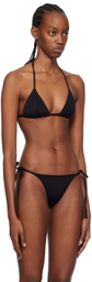 ÉTERNE Black Thea 90s Bikini Top