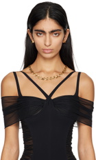 Mugler Gold Armor Earrings