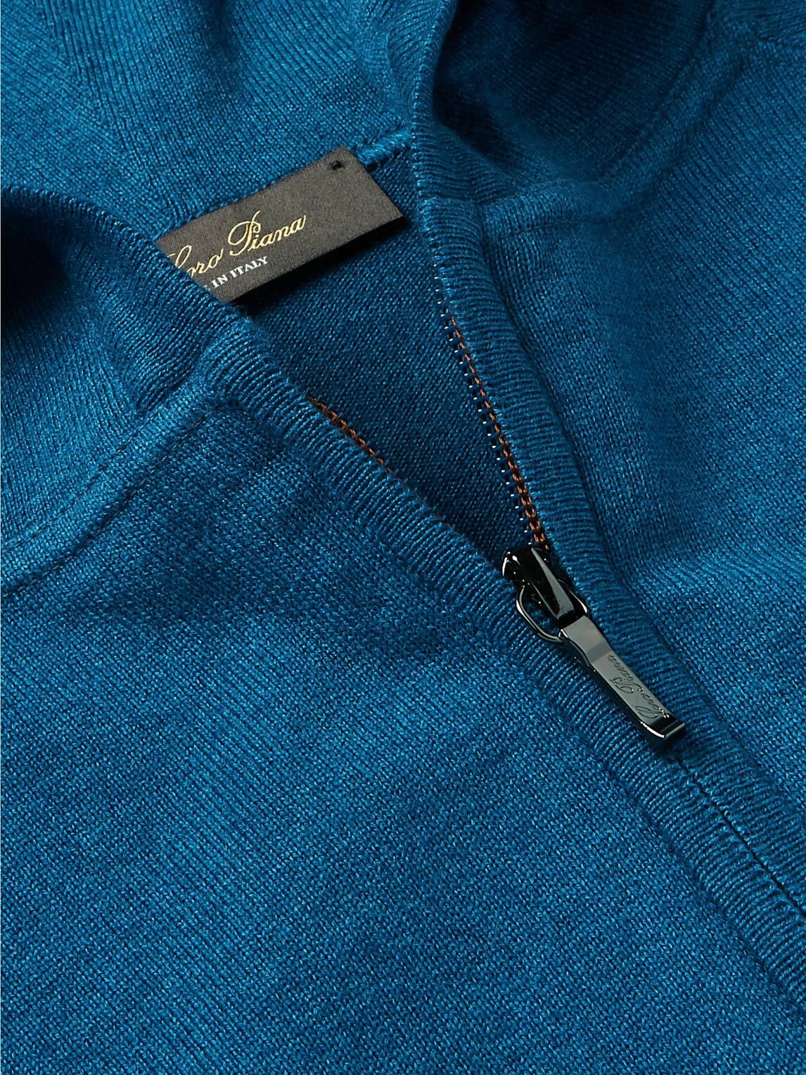 Loro Piana - Portland Cashmere and Silk-Blend Zip-Up Hoodie - Blue