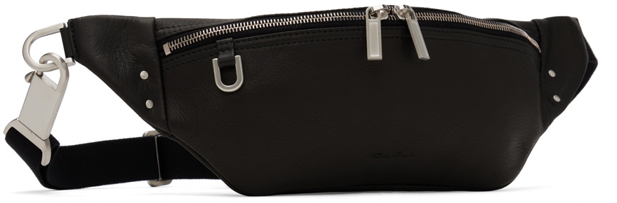 Rick Owens Black Porterville Geo Bumbag Pouch Rick Owens