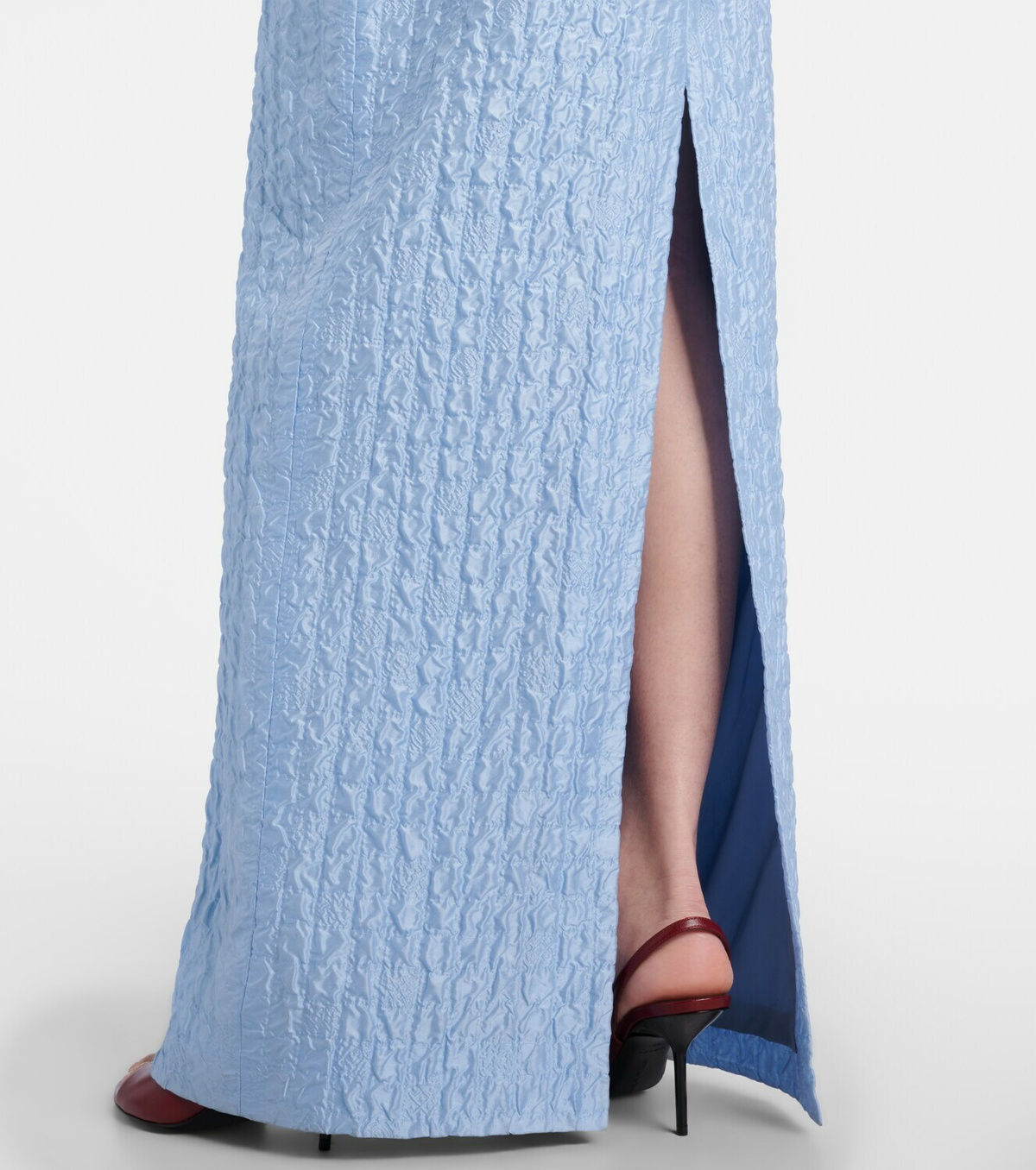 Emilia Wickstead Sharon seersucker gown