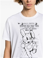 PS PAUL SMITH - Rabbit Poster Print Cotton T-shirt