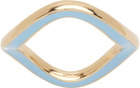 Bottega Veneta Gold Curve Ring