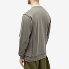 Parel Studios Men's Contrast Crew Neck Sweat in Warm Grey