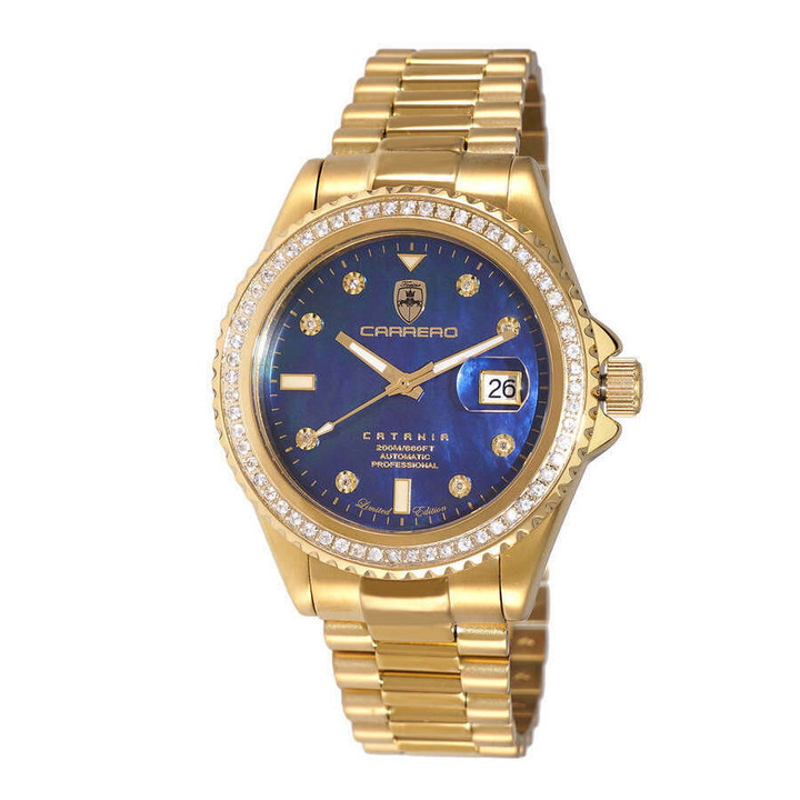Photo: Torino Carrero Catania Automatic Blue Dial Mens Watch C1G787BUJ