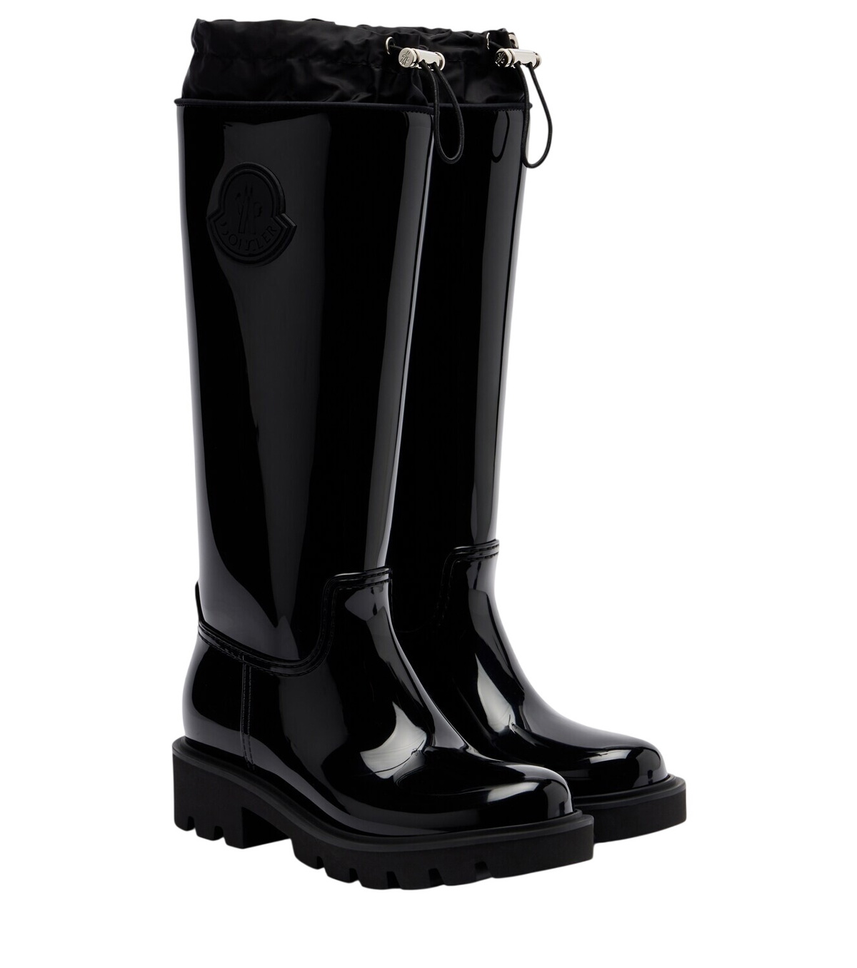 Moncler Women's Ginette Rain Boot in Black Moncler