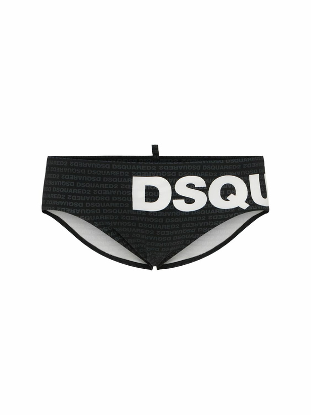 Photo: DSQUARED2 Logo Nylon Swim Briefs