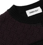 AMBUSH® - Patchwork Wool Sweater - Black