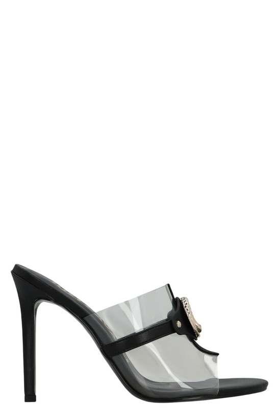 Photo: Just Cavalli Leather Mules