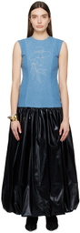 Nicklas Skovgaard Black & Blue Audrey Maxi Dress