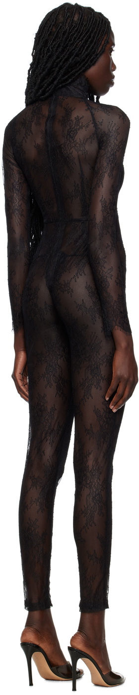 KIM SHUI Black Sheer Jumpsuit