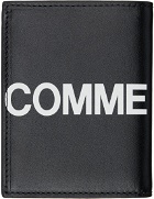 COMME des GARÇONS WALLETS Black Huge Logo Wallet