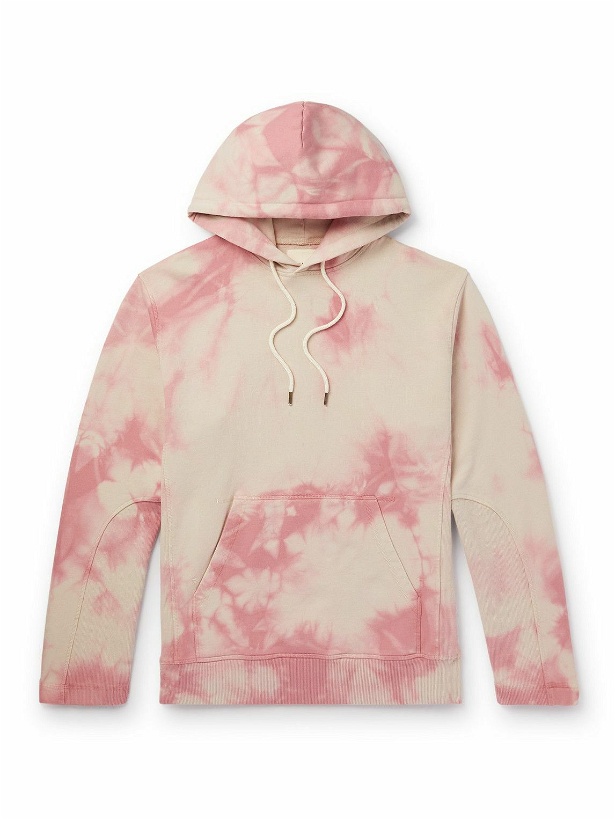 Photo: Nicholas Daley - Tie-Dyed Cotton-Jersey Hoodie - Pink