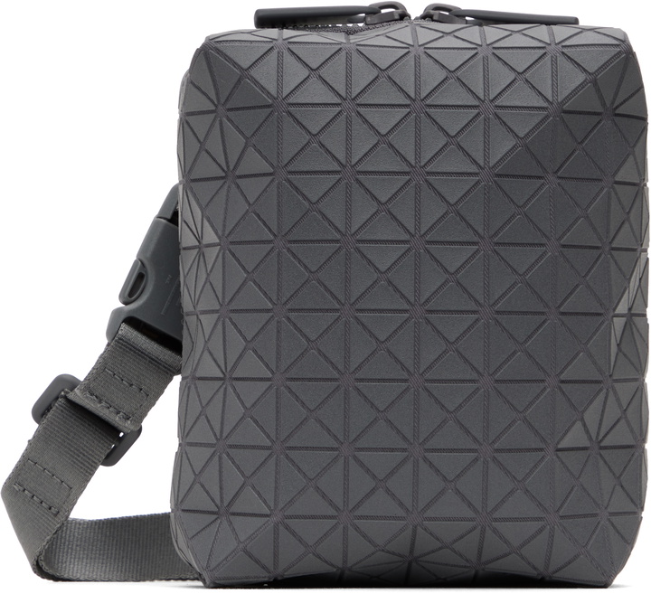Photo: BAO BAO ISSEY MIYAKE Gray Beetle One-Tone Shoulder Bag