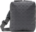 BAO BAO ISSEY MIYAKE Gray Beetle One-Tone Shoulder Bag