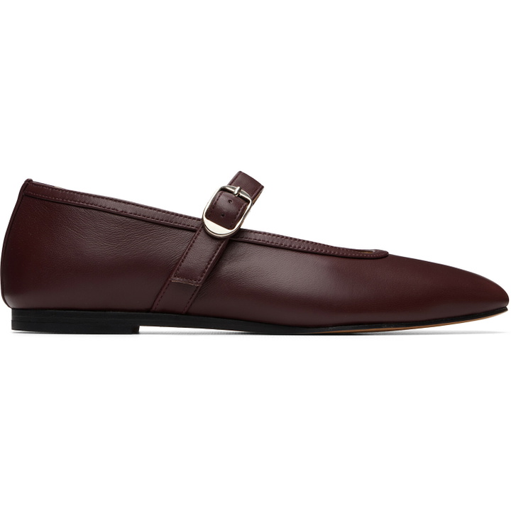 Photo: Le Monde Beryl Burgundy Ballet Mary Jane Ballerina Flats