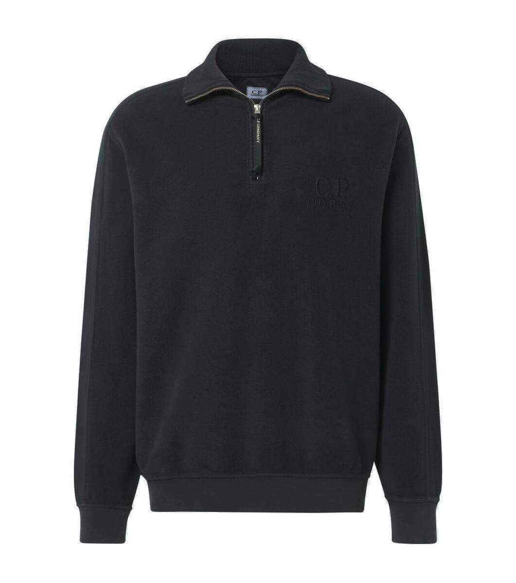 【オススメ】C.P. CAMPANY harfzip tops C.P. Company Cotton half-zip sweatshirt C.P. Company