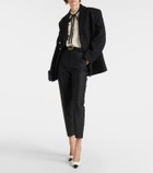 Nili Lotan Bertille ruffled silk blouse