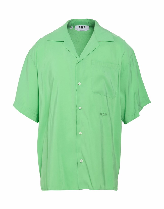Photo: Msgm Mens Shirt Light in Green