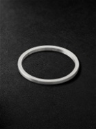 Le Gramme - 2g Polished 18-Karat White Gold Ring - Silver