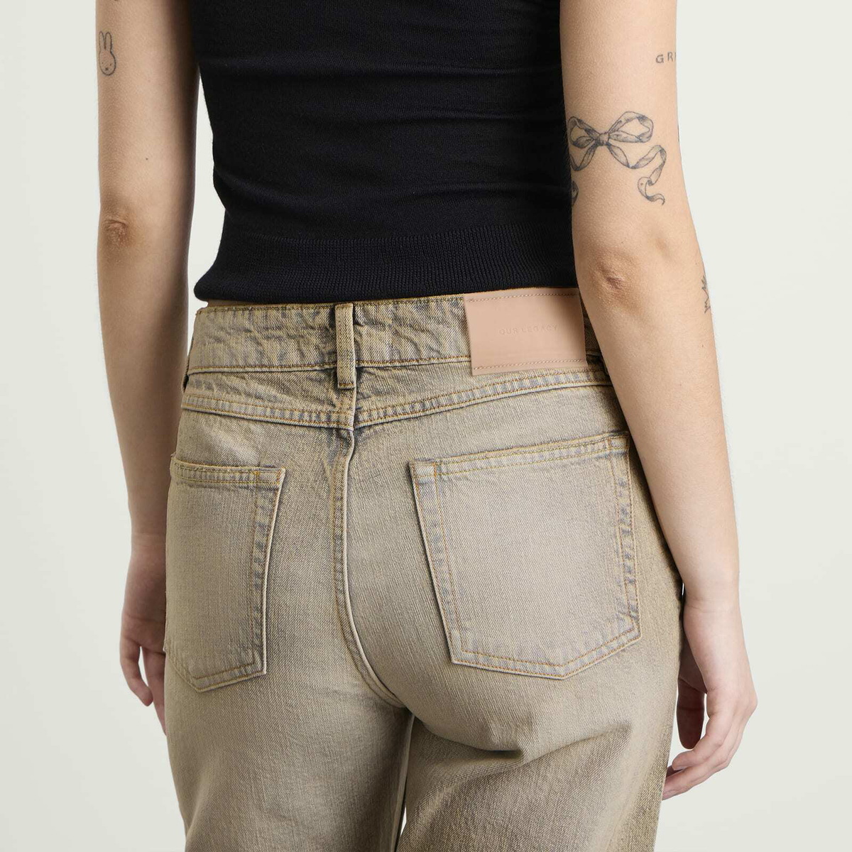 Our Legacy Women's Boot Cut Jeans in Wolfpack Wash