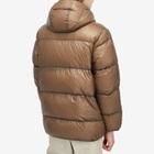 Nanga Men's Mountain Lodge Down Hooded Jacket in Mocha