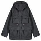 Nanga Men's Hinoc Mountain Parka Jacket in Charcoal