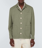 Brunello Cucinelli Linen and cotton overshirt