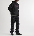 99%IS- - Gobchang Tapered Stretch-Shell Drawstring Trousers - Black