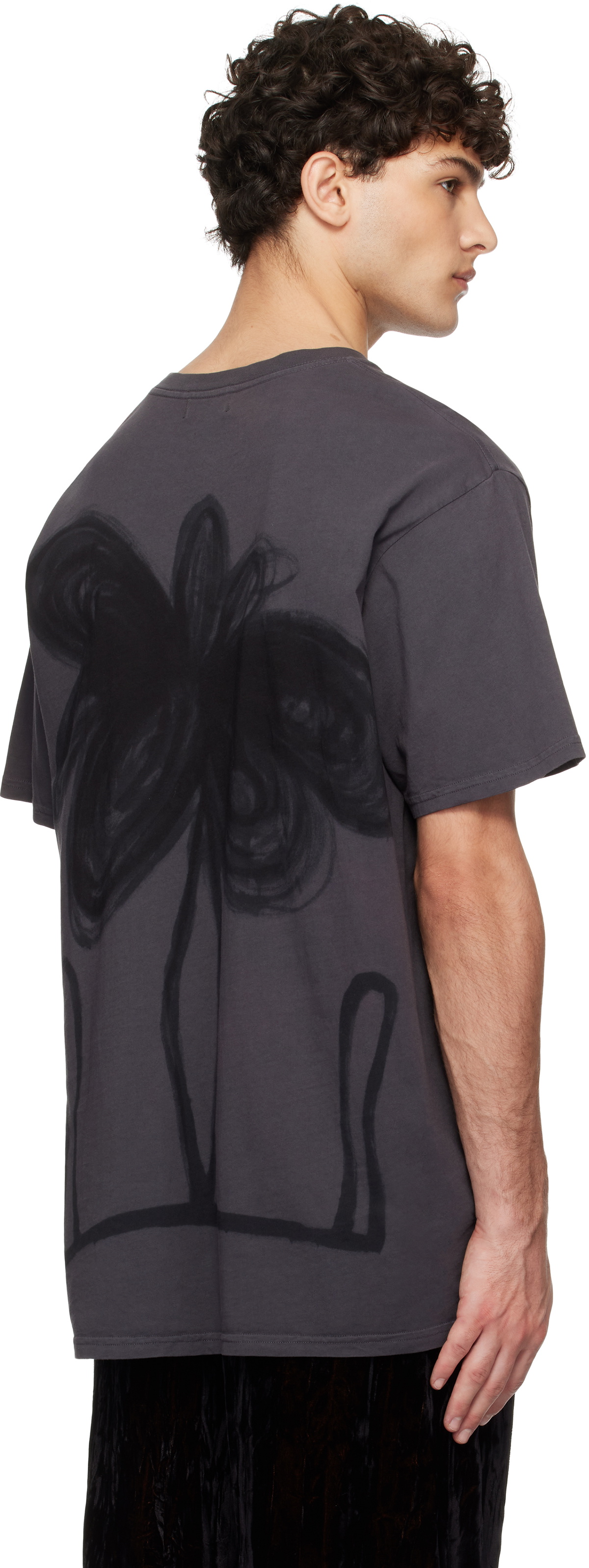 Collina Strada Gray Painted T-shirt