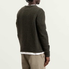 Folk Men's Chain Crew in Dark Olive
