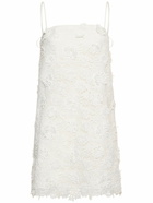 ZIMMERMANN - Raie Flower Lace Mini Dress