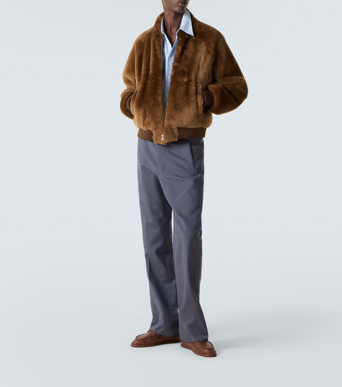 Auralee Shearling blouson jacket Auralee