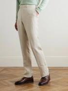 Kingsman - Slim-Fit Straight-Leg Linen Suit Trousers - Neutrals